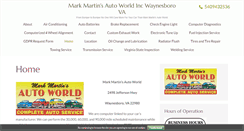 Desktop Screenshot of markmartinsauto.com